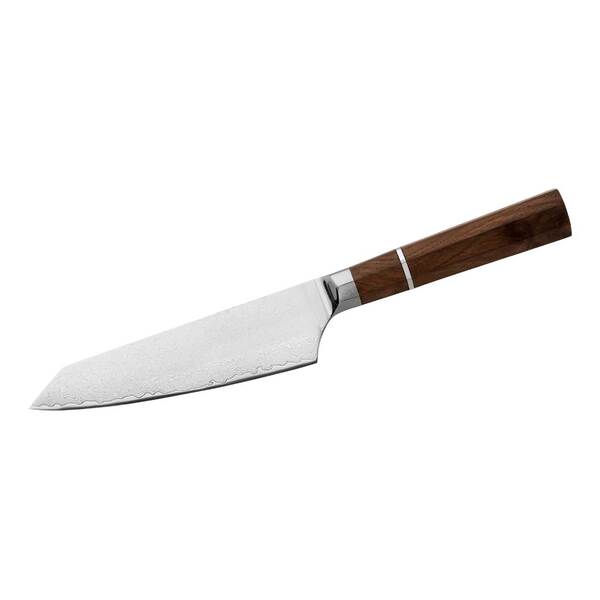 Cuțit de Bucătar CJH Kochmesser Chef Damast Herbertz - Oțel Damasc, Mâner Nuc
