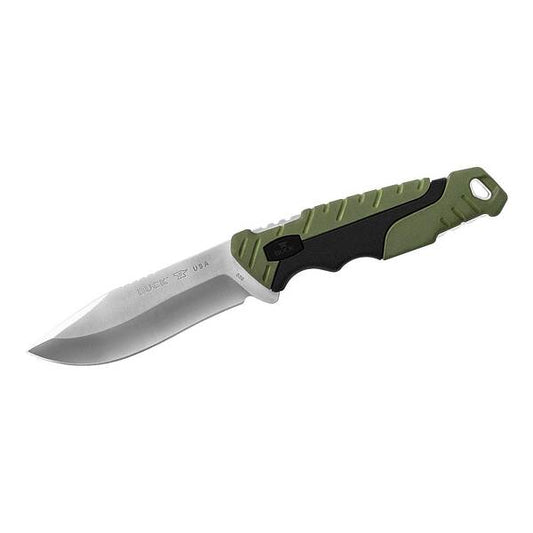 Cuțit de Vânătoare Buck 656 PURSUIT Olive - Oțel 420HC, Lamă Fixă