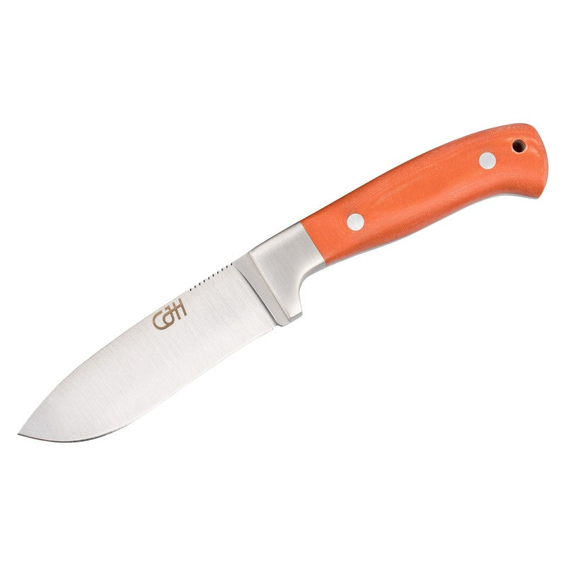 Cuțit de Vânătoare Herbertz CJH Jagdmesser Portocaliu CJH - N690, Mâner Micarta