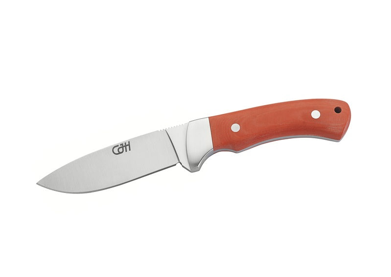 Cuțit de Vânătoare Herbertz CJH Micarta Orange - N690, Mâner Ergonomic