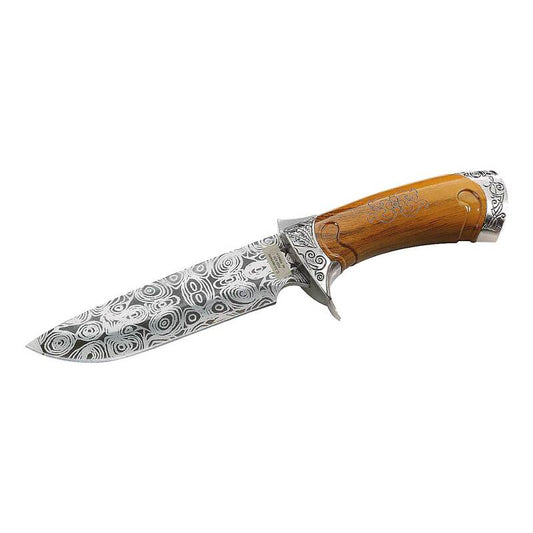 Cuțit Fix Herbertz CJH Gürtelmesser - Oțel 420, Design Damasc, Mâner Ergonomic