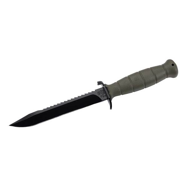 Cuțit Fixed Blade FM81 Oliv Glock - Oțel Arc, Lamă Mixtă, Mâner Poliamidă