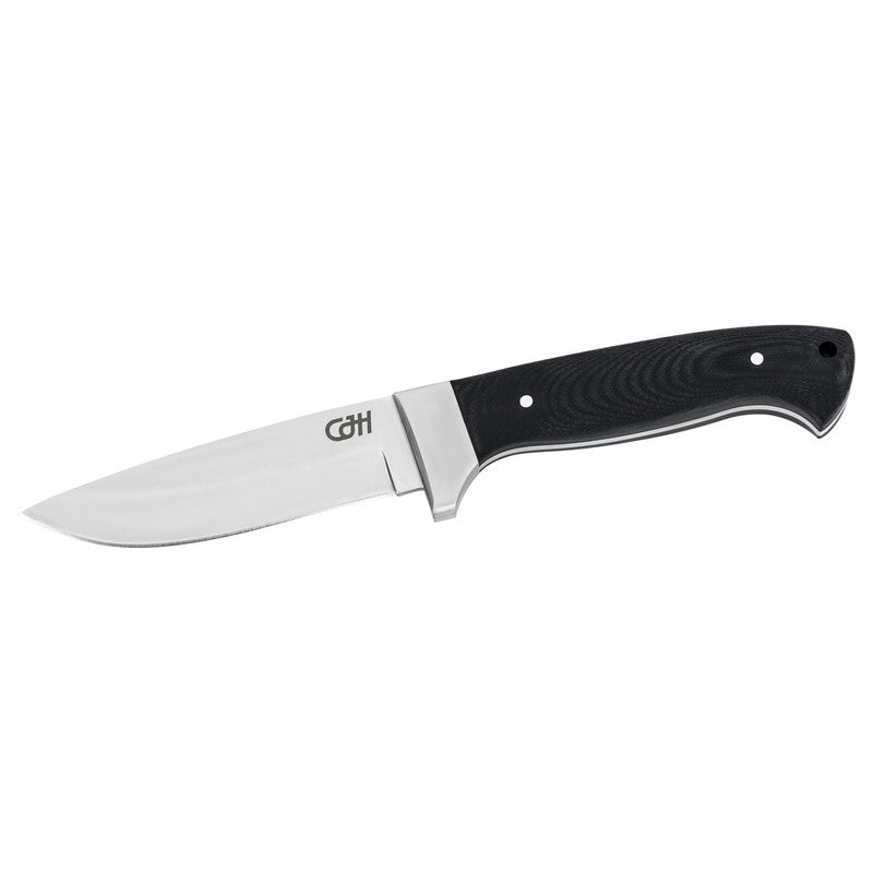 Cuțit Fixed Blade Herbertz Gürtelmesser Negru CJH - Oțel 440A, Mâner Micarta
