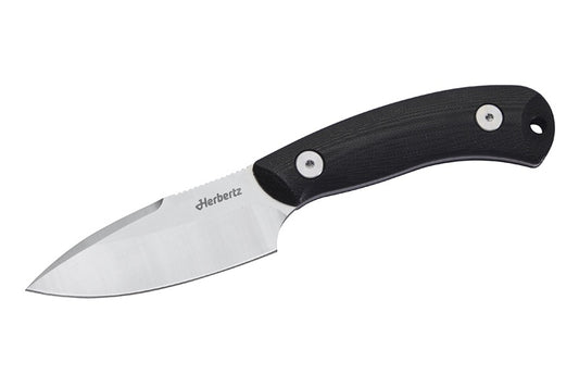 Cuțit Gürtelmesser D2 Negru Herbertz - Oțel D2, Mâner G10 Robust