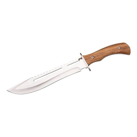 Cuțit Gürtelmesser Zebranoholz Herbertz - Oțel 420, Mâner Zebrano