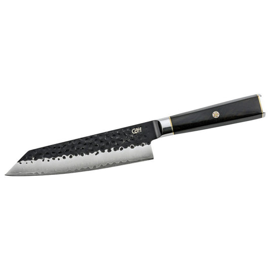 Cuțit Kiritsuke Herbertz CJH - Damasc 67 Straturi, Mâner Abanos