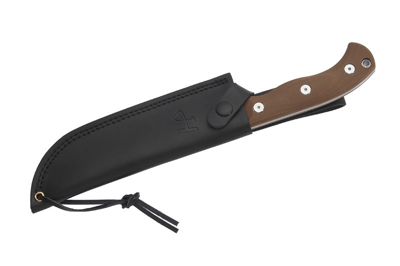 Cuțit Outdoor D2, desert Micarta Herbertz - Oțel D2, Lamă Fixă