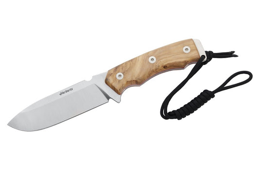 Cuțit Outdoor Herbertz Outdoormesser, Olivenholz - Oțel 14116, Mâner Ergonomic