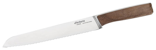 Cuțit Pâine CERES Bread WA Herbertz - Oțel X50CrMoV15, Mâner Nuc