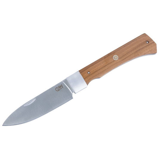 Cuțit Pliabil Outdoor Chefmesser Walnussholz CJH - Oțel 14116, Mâner Nuc, Slipjoint