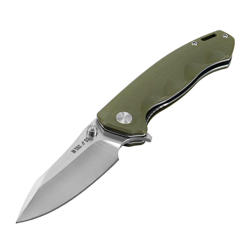 Cuțit Pliabil Tip 18 M-Tac - Olive - EDC Robust și Fiabil