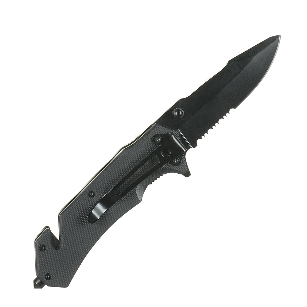 Cuțit Pliabil Tip 3 M-Tac - Negru, EDC Tactic și Utilitar