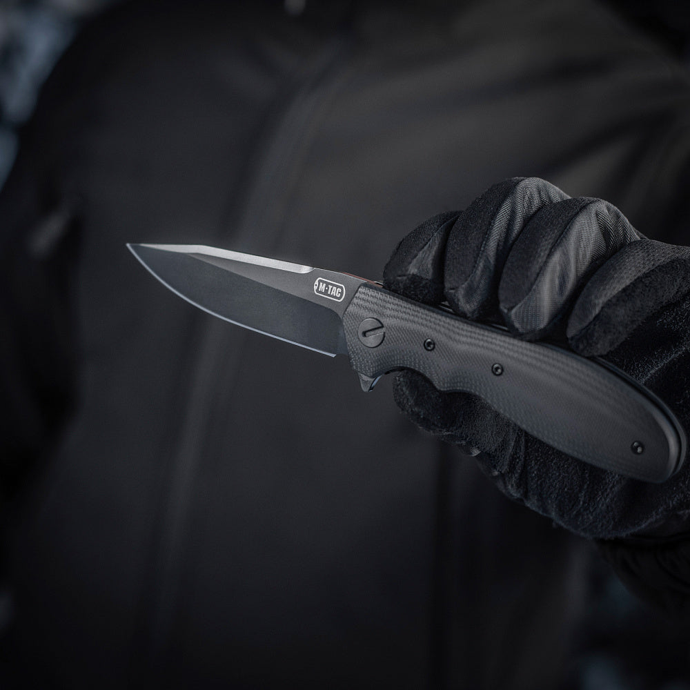 Cuțit Pliabil Tip 6 M-Tac - Negru, EDC Ultralight