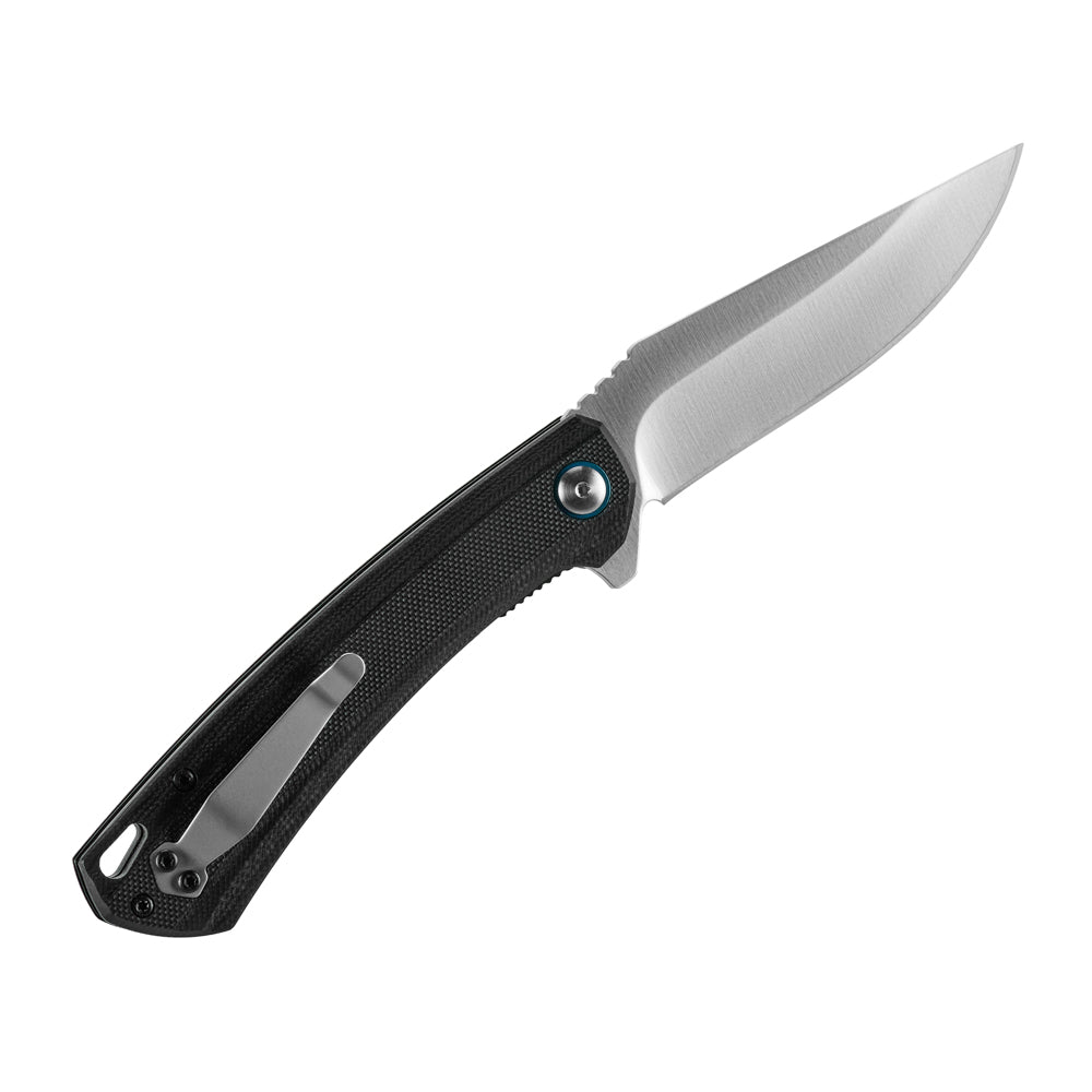 Briceag Type 23 M-Tac Negru – Lamă 9,3 cm Oțel D2, Plăsele G10 - poza 4