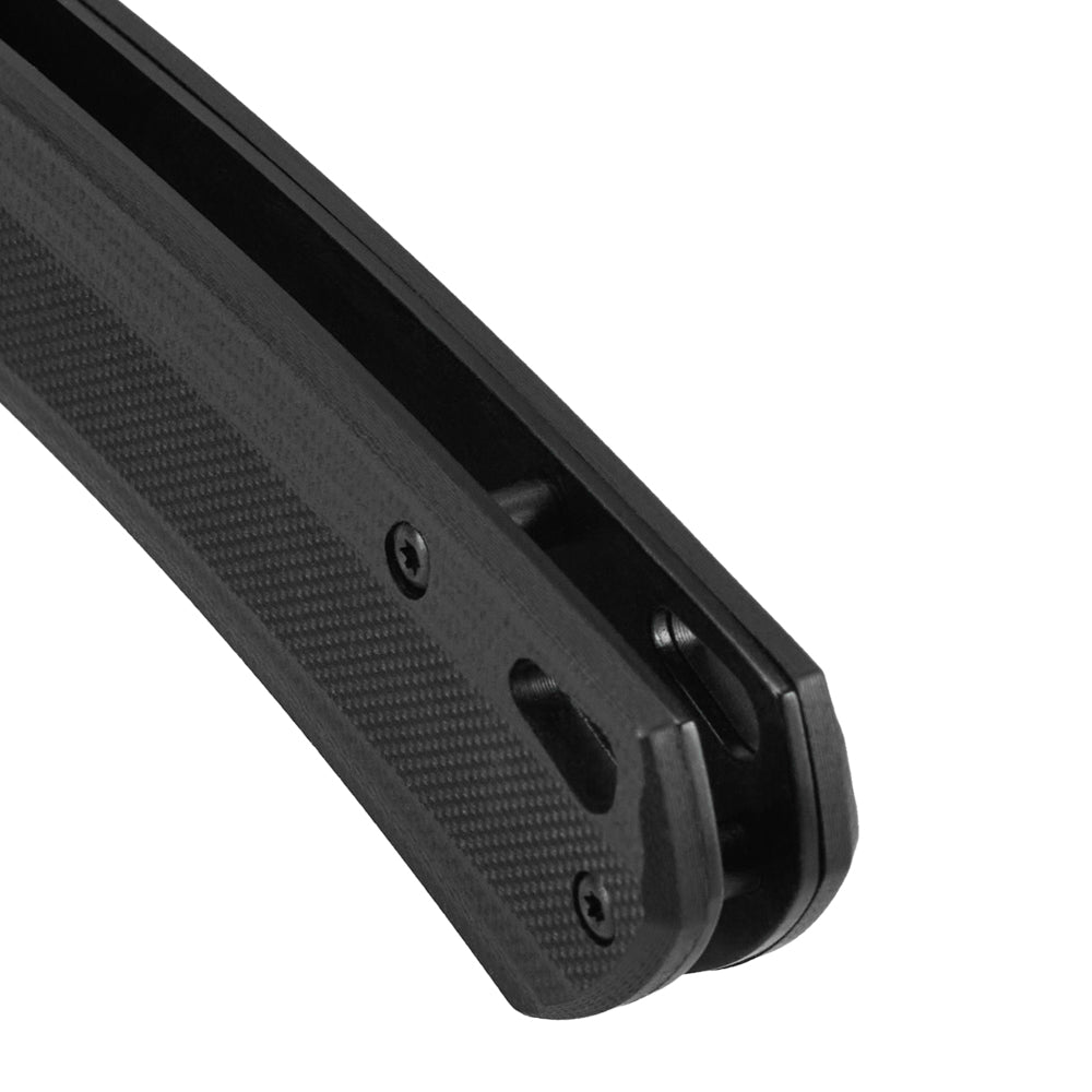 Briceag Type 23 M-Tac Negru – Lamă 9,3 cm Oțel D2, Plăsele G10 - poza 9