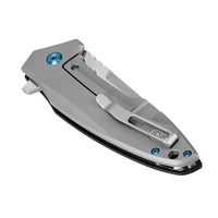 Briceag Type 24 M-Tac – Lamă 8,5 cm Oțel D2, Mâner Carbon și Titan - poza 6
