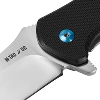 Briceag Type 26 M-Tac Negru/Titan – Lamă 10 cm Oțel D2, Mâner G10 și Titan - poza 8
