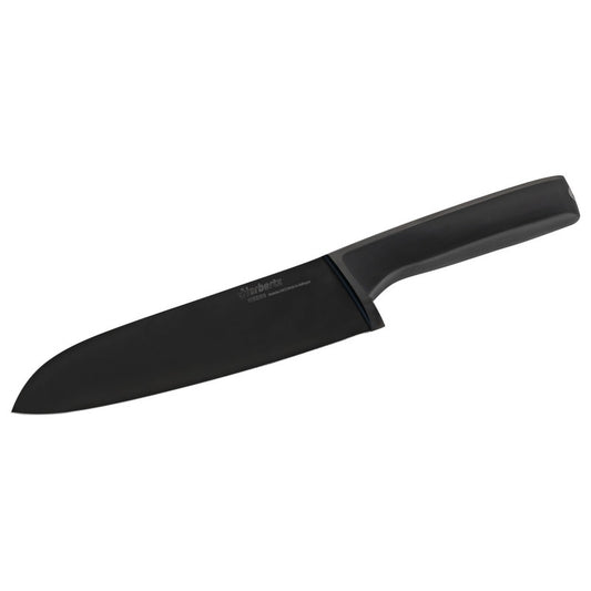 Cuțit Santoku CERES Santoku PM Negru Herbertz - Oțel X50CrMoV15, Mâner ergonomic POM