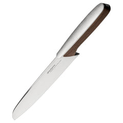 Cuțit Santoku CERES WA Herbertz - Oțel X50CrMoV15, Mâner Nuc Eleganta