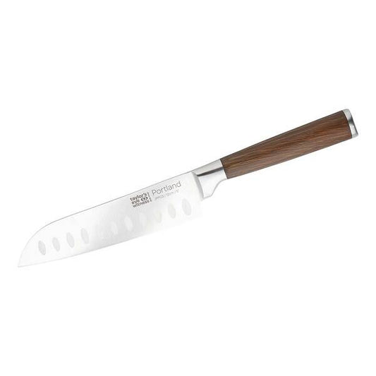 Cuțit Santoku Portland Taylor's Eye Witness Herbertz - Oțel 420, Mâner Nuc