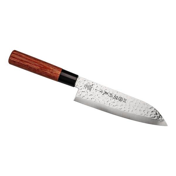 Cuțit Santoku Tsubazo Japanisches Kochmesser - Oțel Inoxidabil, Mâner Ergonomic
