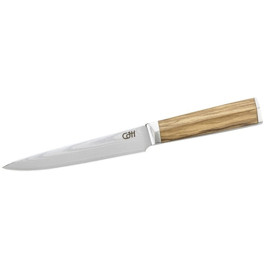 Cuțit Universal Herbertz CJH - Damasc 67 Straturi, Mâner Lemn de Măslin