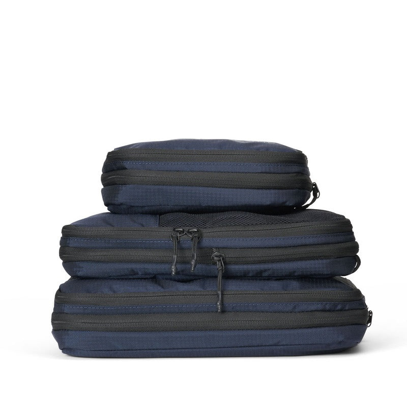 Cub de Organizare Gomatic PACKING CUBE LARGE Navy Herbertz - Poliester, Compresie Eficientă