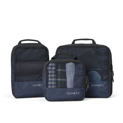 Cub de Organizare Gomatic PACKING CUBE LARGE Navy Herbertz - Poliester, Compresie Eficientă