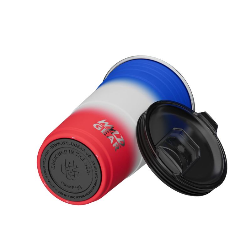 CUPĂ Termo WYLD CUP 16 OZ Roșu/Alb/Albastru Herbertz - Oțel Inoxidabil, Izolație Dublă
