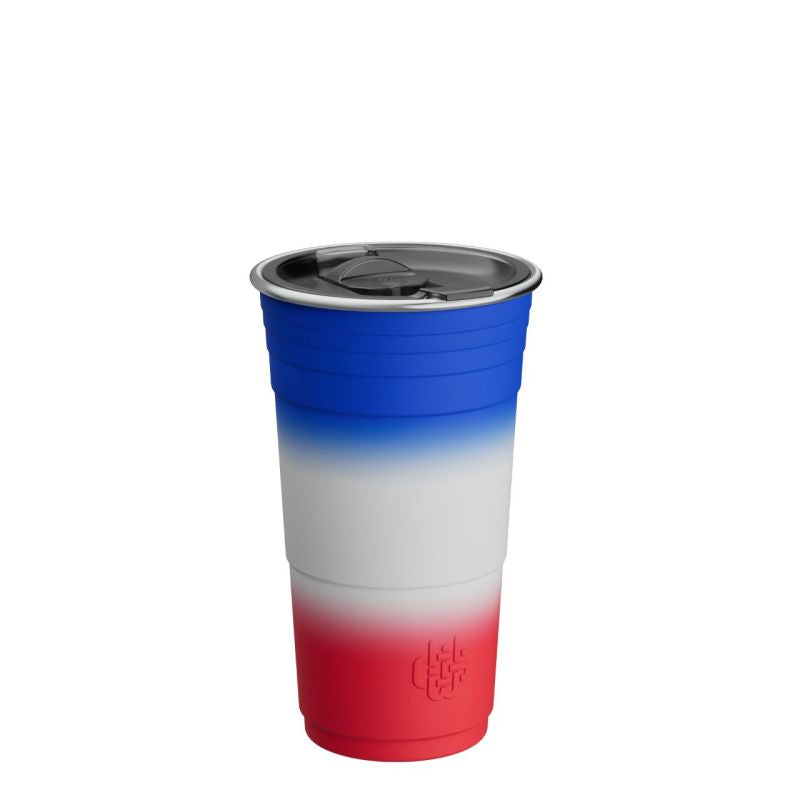 CUPĂ Termo WYLD CUP 16 OZ Roșu/Alb/Albastru Herbertz - Oțel Inoxidabil, Izolație Dublă