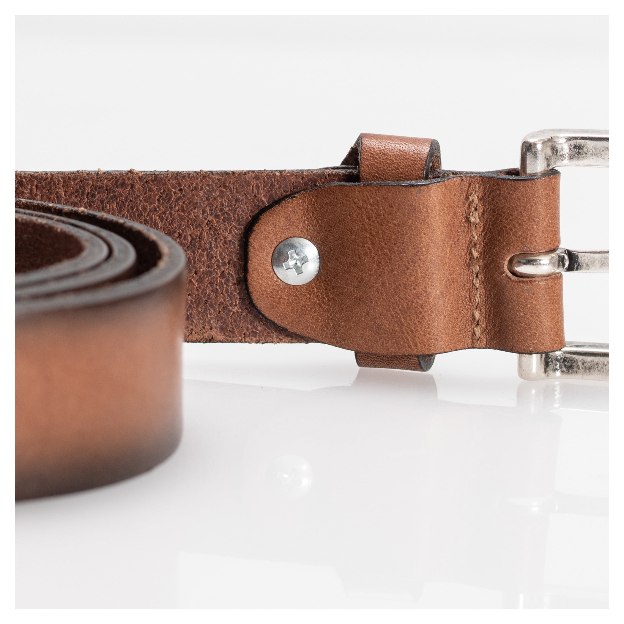 Curea Piele Damă Detlev Louis DL-AC-3 - Cognac, Eleganță Moto