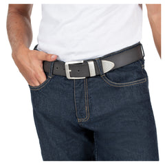 Curea Piele DL-AC-9 Louis - Gri Vintage, Robustă