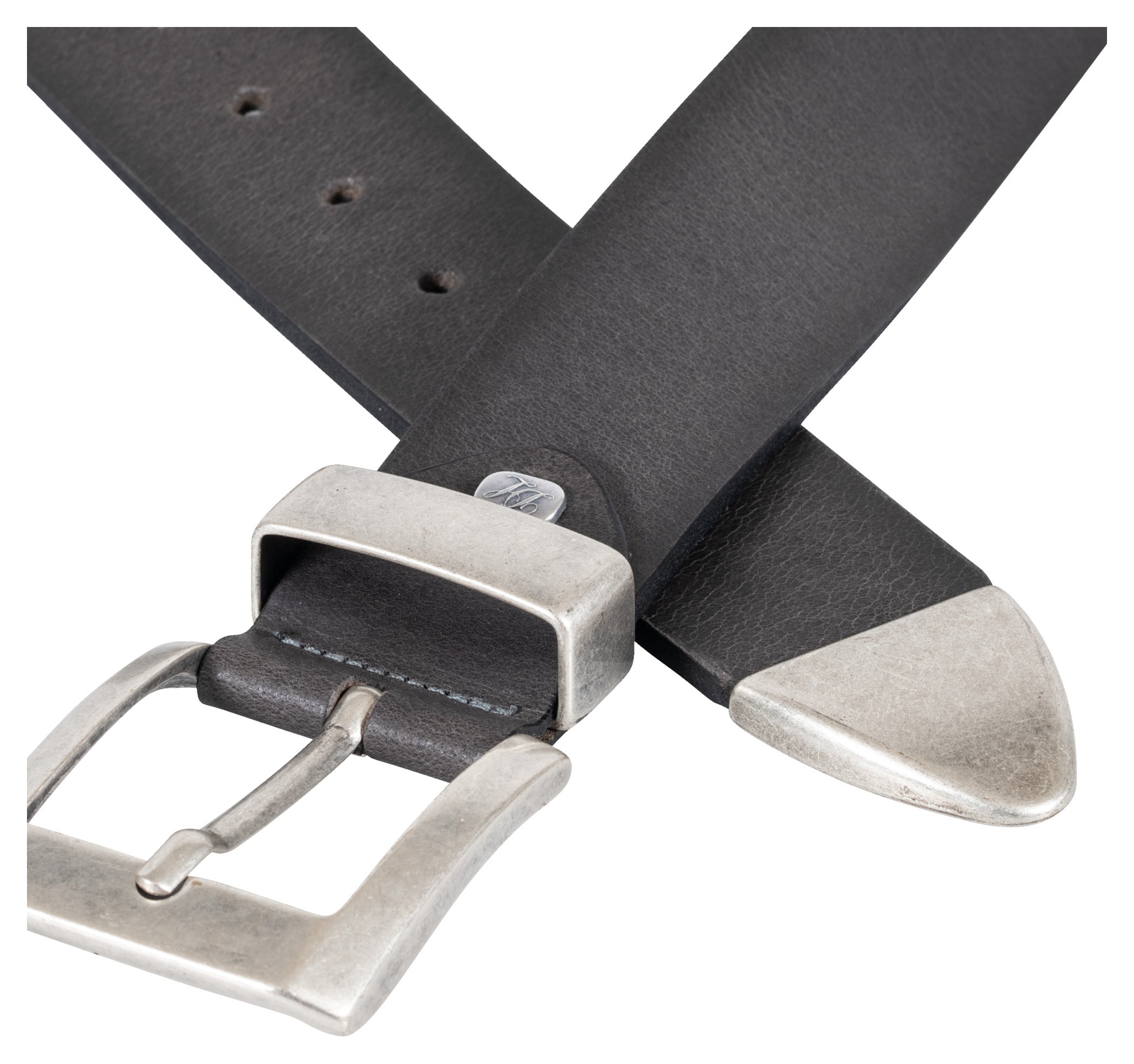 Curea Piele DL-AC-9 Louis - Gri Vintage, Robustă