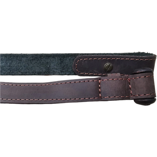 Curea Piele Lisa cu Lemn ARROW INT. - Eleganță Robustă, Confort Zi de Zi - 2