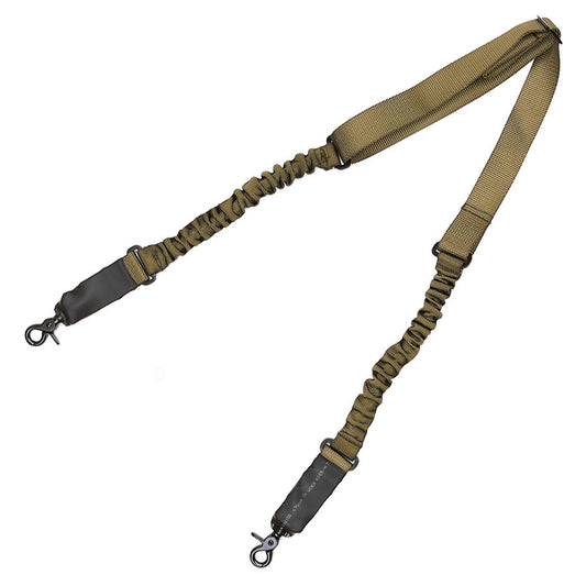 Curea Pușcă cu 2 Amortizoare Khaki - Stabilitate și Reacție Rapidă