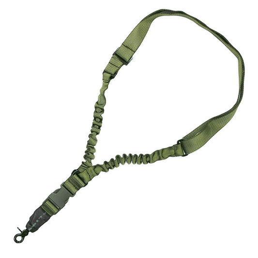 Curea Pușcă cu Amortizor Verde Tactical - Stabilitate & Reacție Rapidă