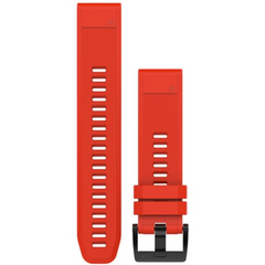 Curea Silicon 22mm Garmin Flame Red Fenix 5X - Confort, Stil & Durabilitate