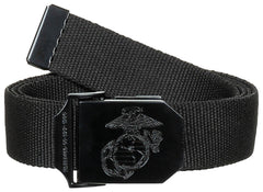 Curea Stil USMC Negru MFH - Reglabilă 130cm, Poliester/Bumbac