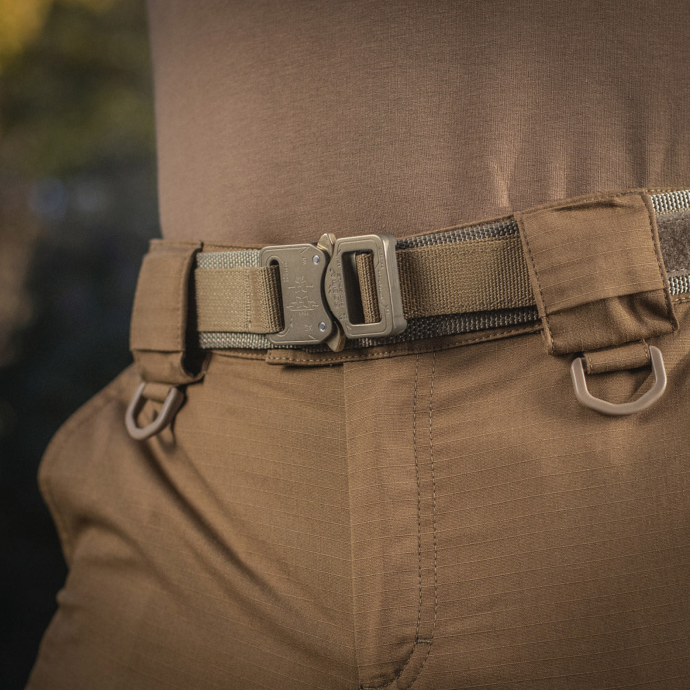 Curea Tactică Cobra Buckle M-Tac - Coyote, Rezistență Extremă