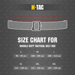 Curea Tactică Double Duty Hex M-Tac - Coyote, Rezistență Dublă