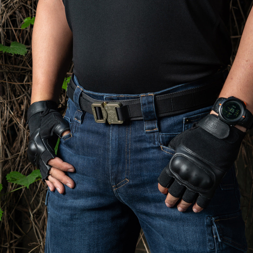 Curea Tactică M-Tac Cobra Buckle - Neagră, Rezistență Extremă
