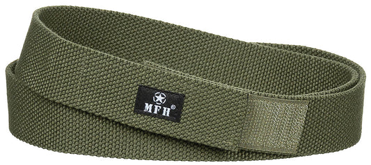 Curea Tactică cu Velcro Oliv MFH - 100% Nylon, 3.2 cm lățime