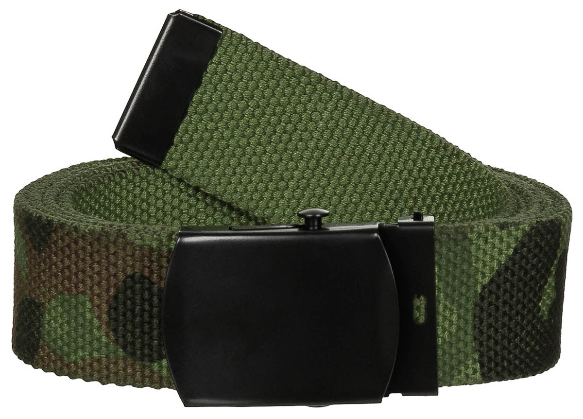 Curea Tactică Flecktarn BW camo MFH - Cataramă metalică, Reglabilă 130 cm