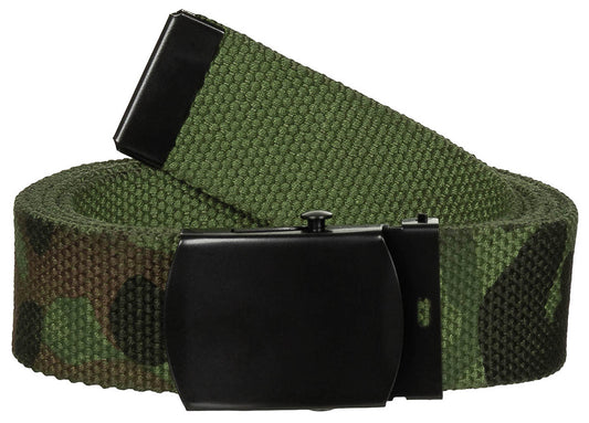 Curea Tactică Flecktarn BW camo MFH - Cataramă metalică, Reglabilă 130 cm