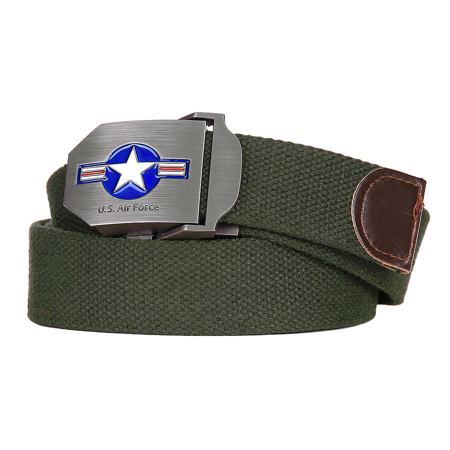 Curea Tactică Tropenkoppel style 10 USAF WWII Verde - Autenticitate și Fiabilitate