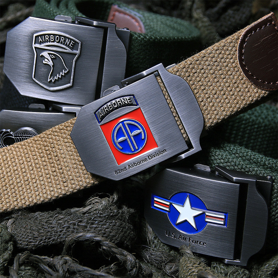 Curea Tactică Tropenkoppel style 10 USAF WWII Verde - Autenticitate și Fiabilitate