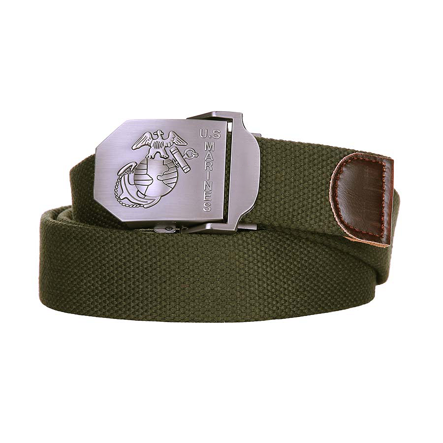 Curea Tactică Tropenkoppel style 4 US Marines Verde - Robustă și Fiabilă