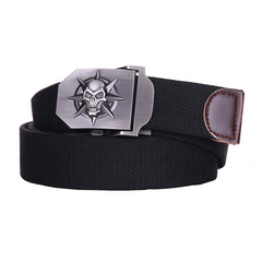 Curea Tactică Tropenkoppel style 5 Skull/ster Negru - Atitudine și Fiabilitate Garantate