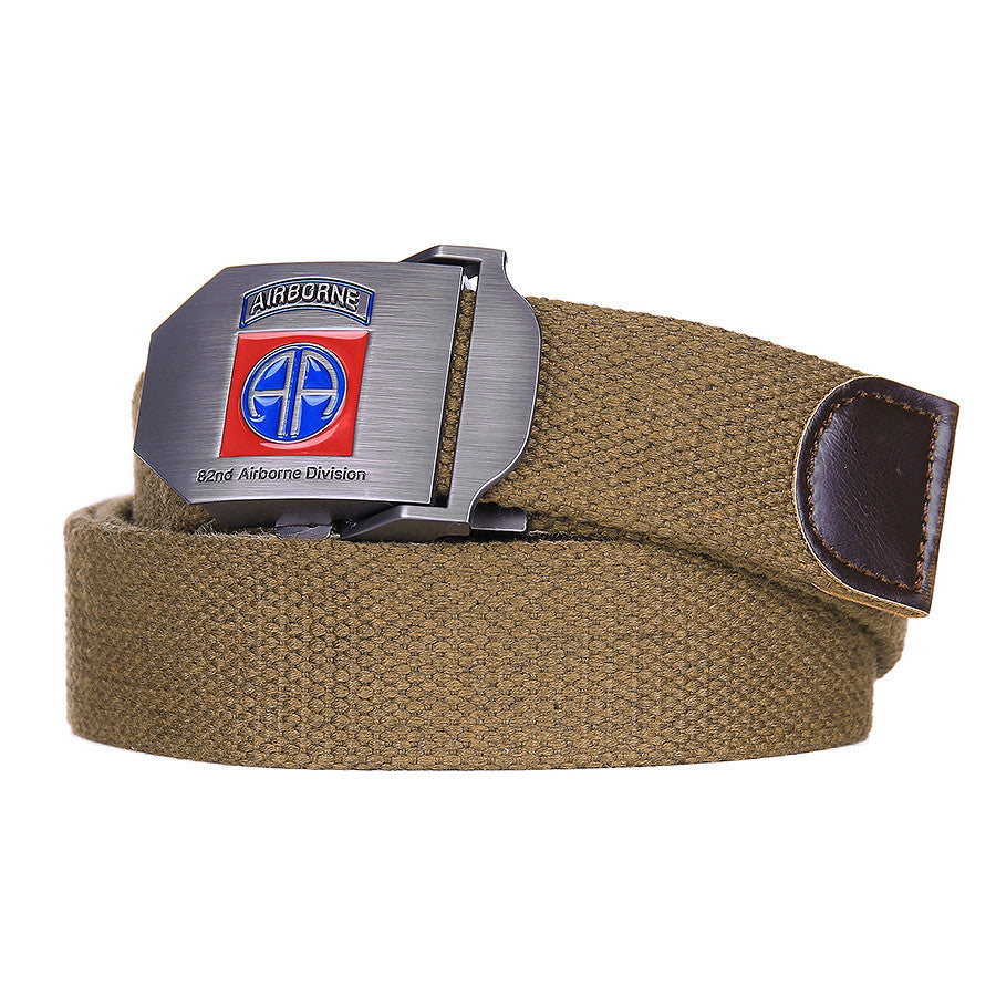 Curea Tactică Tropenkoppel style 9 82nd Airborne Coyote - Robust și Gata de Acțiune