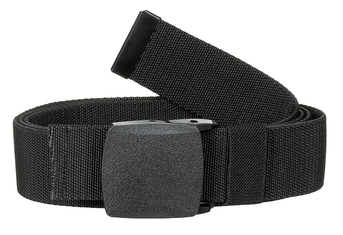 Curea Tactical Elastic Negru MFH - 100% Polipropilenă, Ajustabilă 140cm